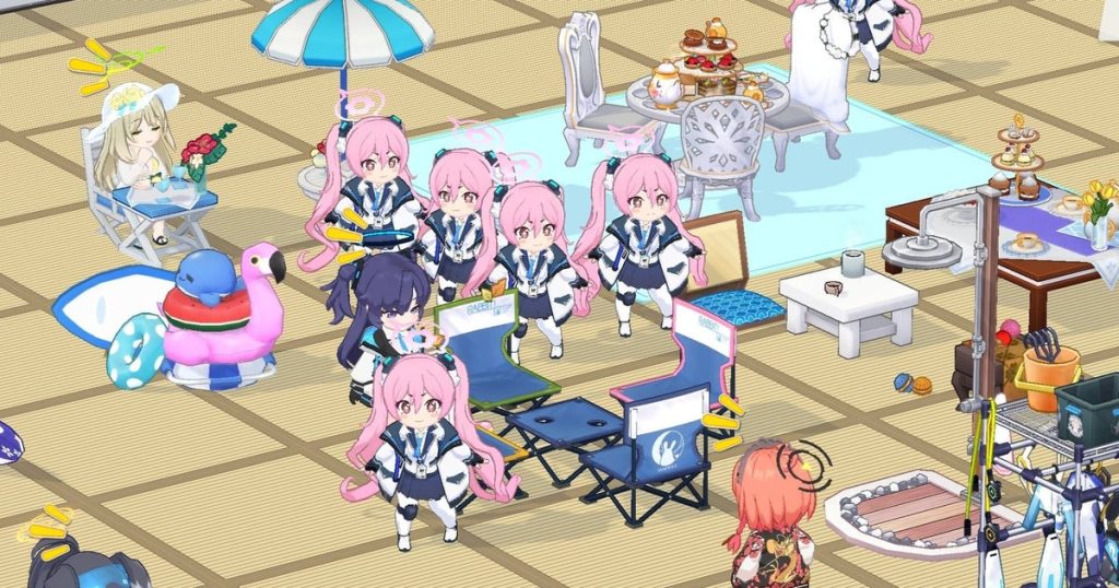 Dans une rare show de piratage de joie, Blue Archive