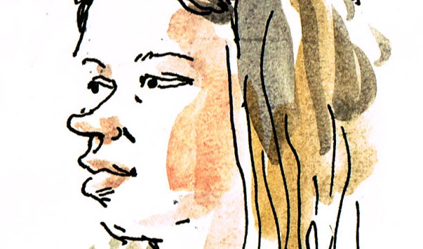 Tym&eacute;a, 20 ans, est &eacute;tudiante en droit, mais elle adore l'histoire. Elle travaille l&agrave; sur le droit des femmes, &agrave; partir d'exemple de femmes propri&eacute;taires au&nbsp;XIXe si&egrave;cle.&nbsp;Dessin&nbsp;Bearboz