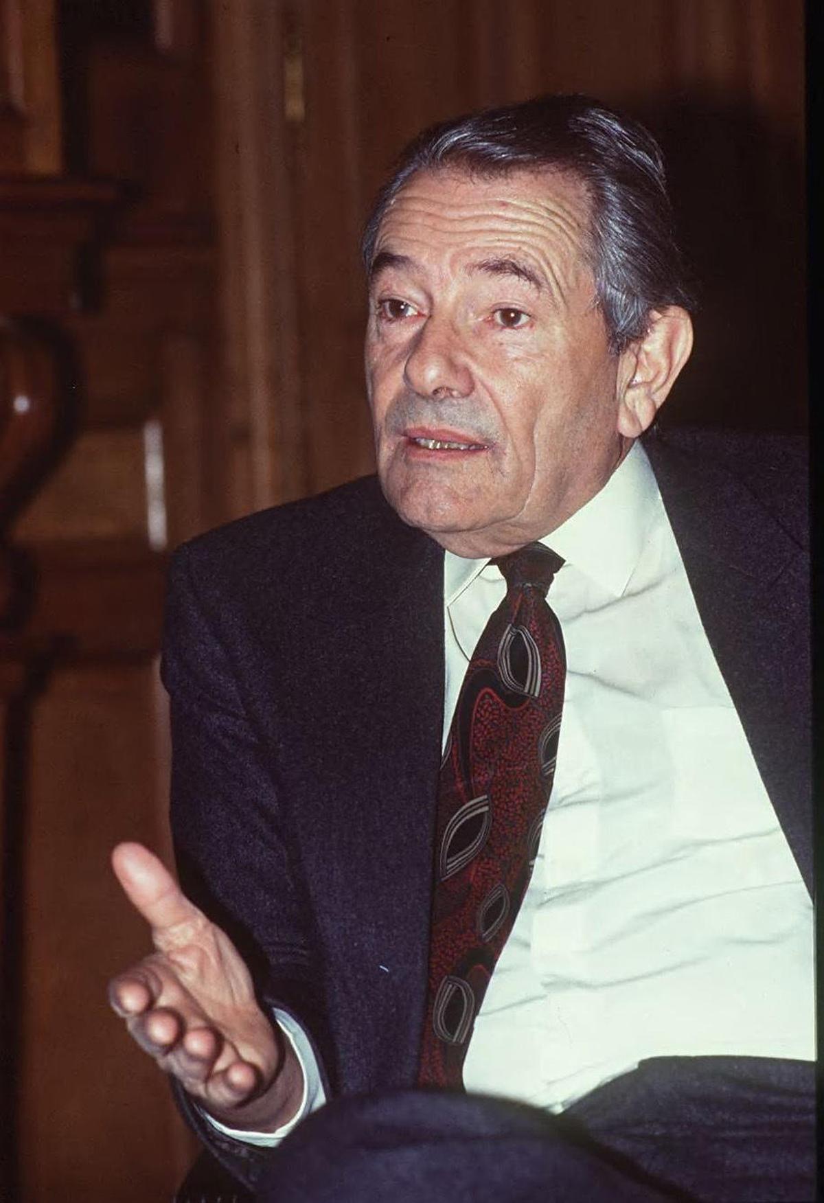 Michel Crépeau en 1991.