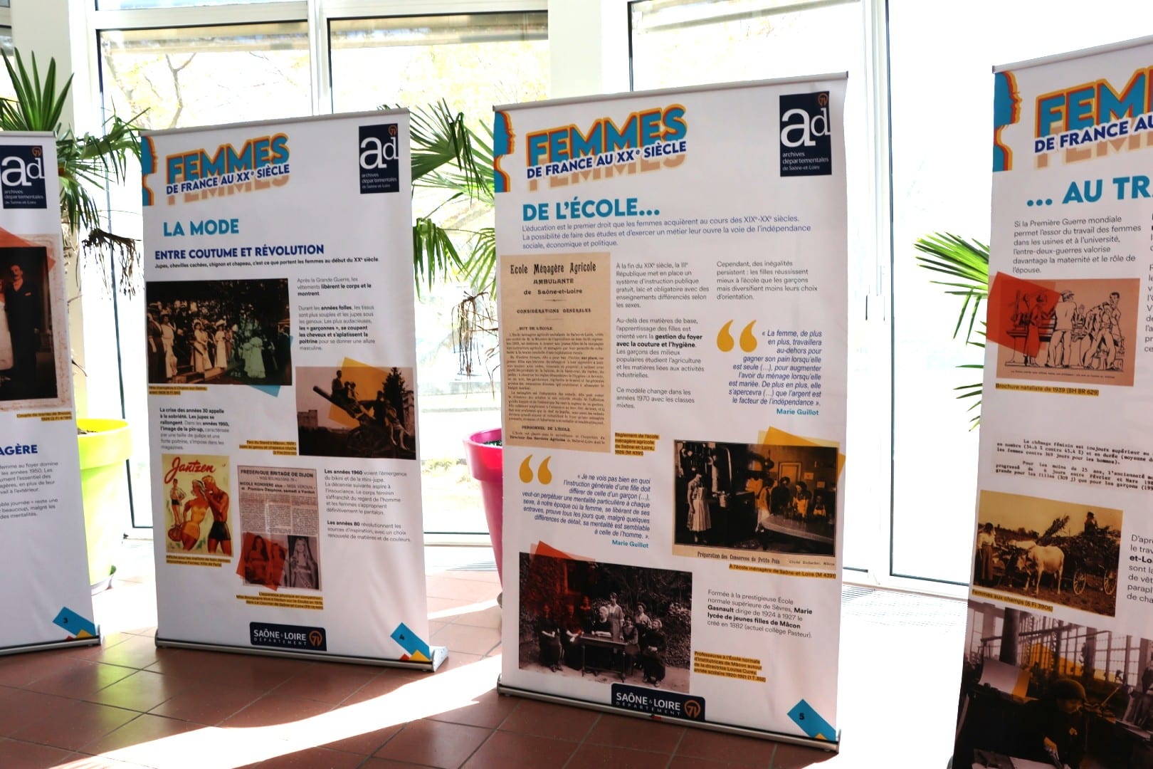 , L&rsquo;exposition &laquo; Femmes de France au XXe si&egrave;cle &raquo; se poursuit &agrave; la mairie de Saint-R&eacute;my jusqu&rsquo;au 16 avril